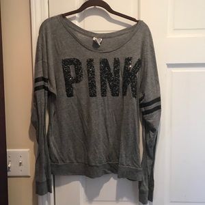 PINK/VS long sleeve tee